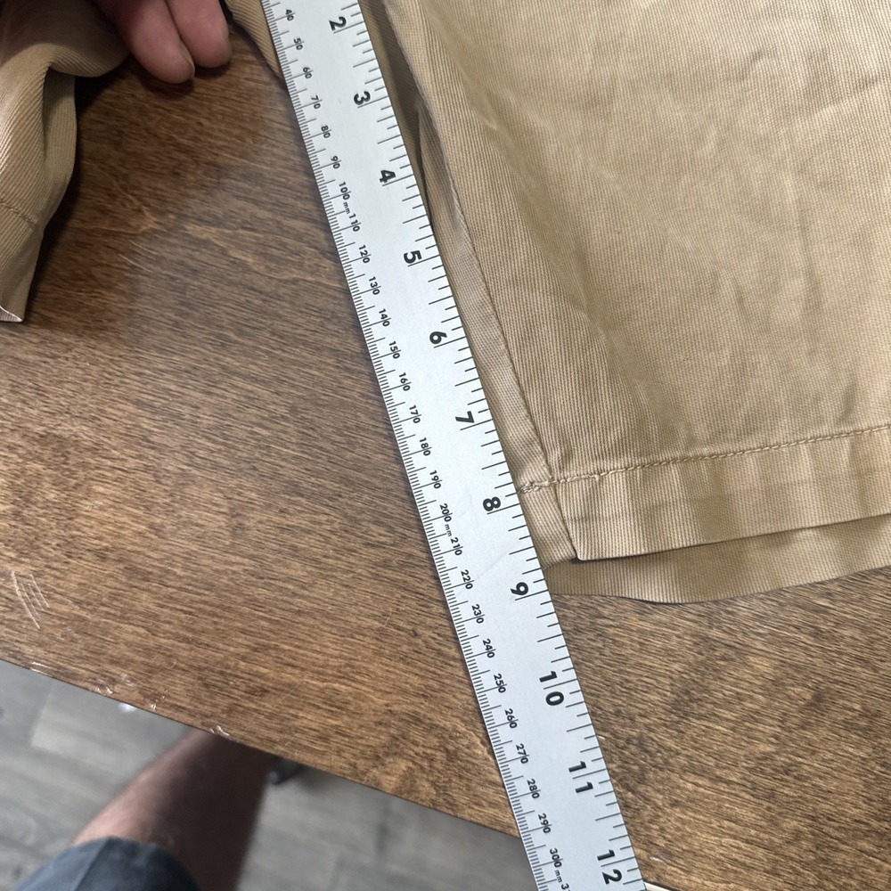 Peter Millar Bedford Shorts Men's 35 Beige Golf Chino 9" Inseam Preppy Casual - Picture 7 of 7